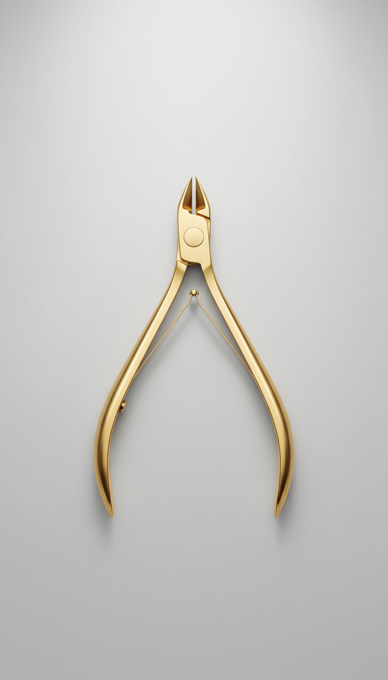 Gold-Plated Precision Cuticle Nipper