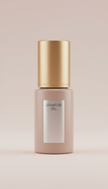 Gel Polish Bottle With Gold Cap